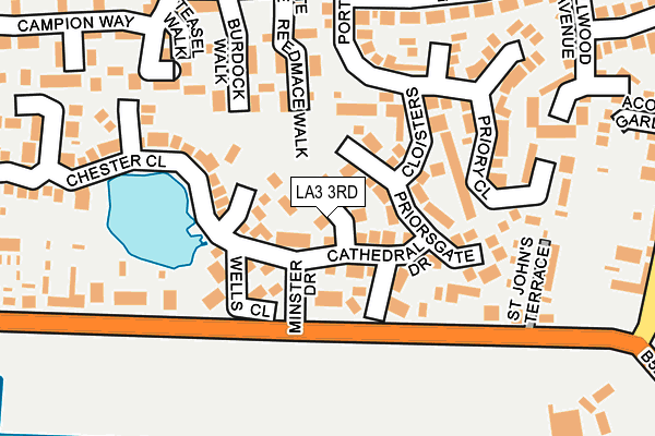 LA3 3RD map - OS OpenMap – Local (Ordnance Survey)