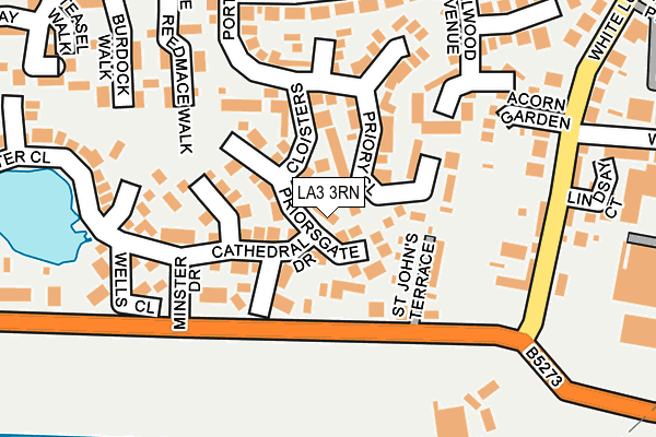 LA3 3RN map - OS OpenMap – Local (Ordnance Survey)