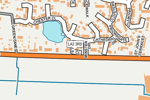 LA3 3RS map - OS OpenMap – Local (Ordnance Survey)