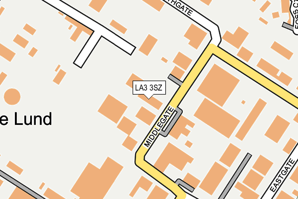 LA3 3SZ map - OS OpenMap – Local (Ordnance Survey)