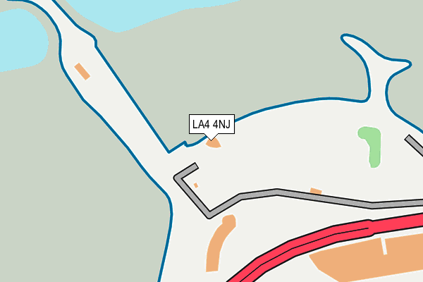 LA4 4NJ map - OS OpenMap – Local (Ordnance Survey)