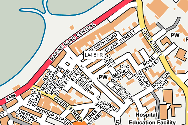 Map of LOXAM (LANCASTER) LIMITED at local scale