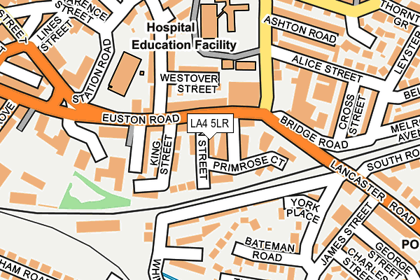 LA4 5LR map - OS OpenMap – Local (Ordnance Survey)