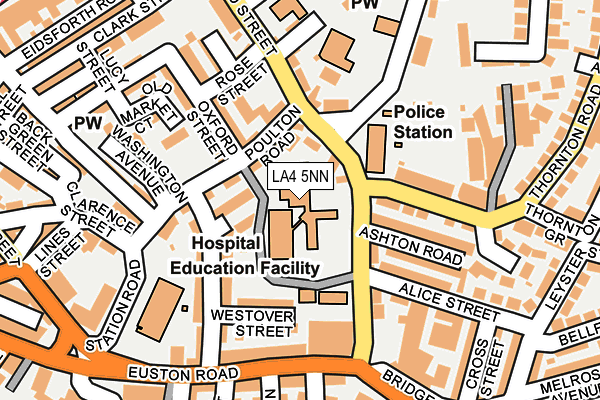 LA4 5NN map - OS OpenMap – Local (Ordnance Survey)