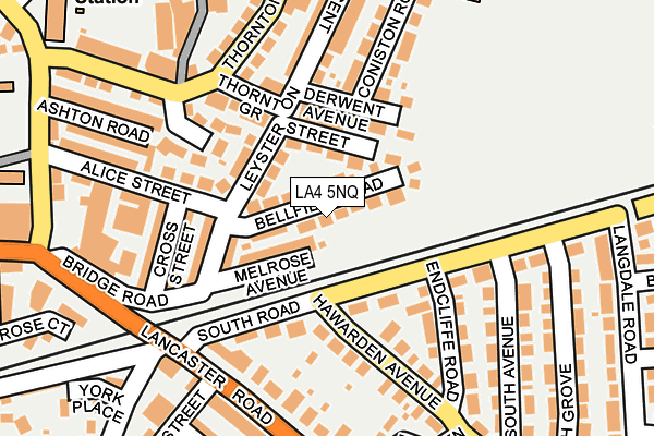 LA4 5NQ map - OS OpenMap – Local (Ordnance Survey)