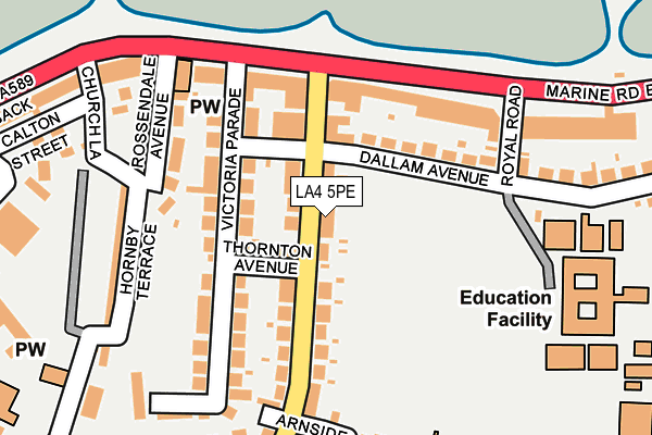 Map of LAURA GIDA LTD at local scale