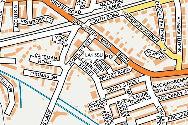 LA4 5SU map - OS OpenMap – Local (Ordnance Survey)