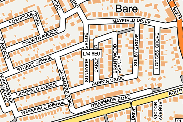 LA4 6EU map - OS OpenMap – Local (Ordnance Survey)