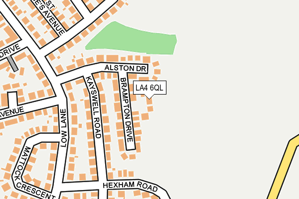 LA4 6QL map - OS OpenMap – Local (Ordnance Survey)