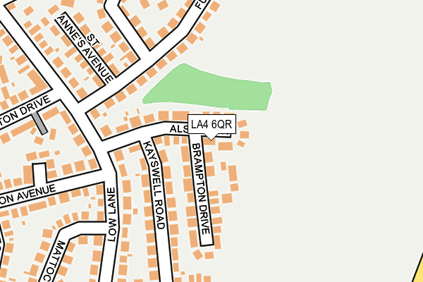 LA4 6QR map - OS OpenMap – Local (Ordnance Survey)