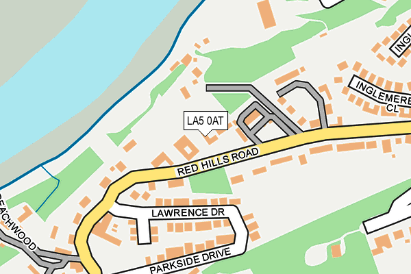 LA5 0AT map - OS OpenMap – Local (Ordnance Survey)