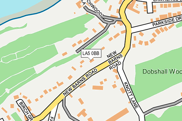 LA5 0BB map - OS OpenMap – Local (Ordnance Survey)