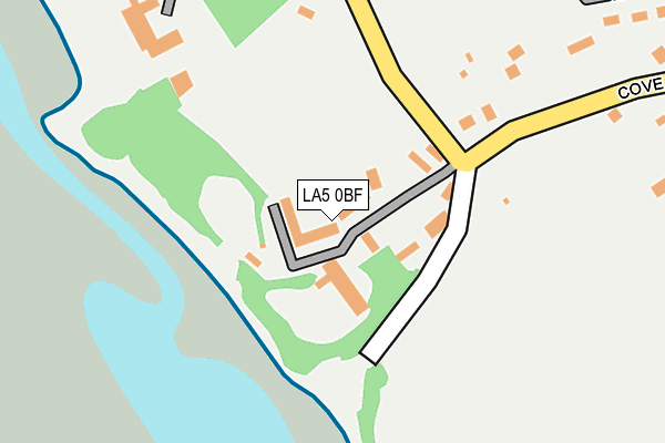 LA5 0BF map - OS OpenMap – Local (Ordnance Survey)