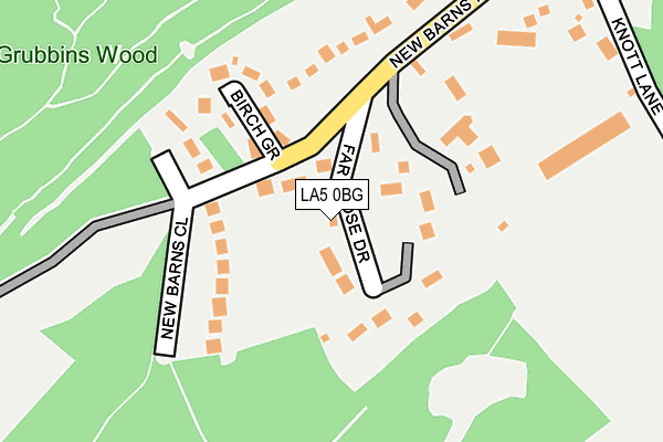 LA5 0BG map - OS OpenMap – Local (Ordnance Survey)