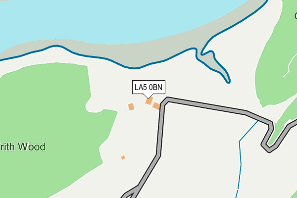 LA5 0BN map - OS OpenMap – Local (Ordnance Survey)