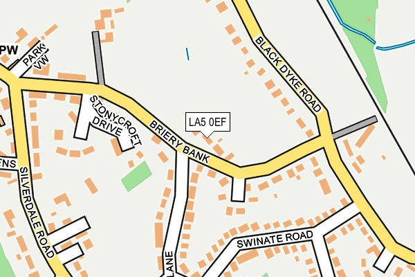 LA5 0EF map - OS OpenMap – Local (Ordnance Survey)