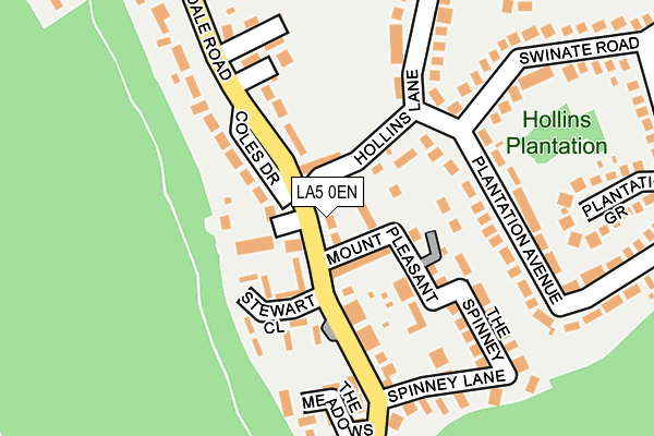 LA5 0EN map - OS OpenMap – Local (Ordnance Survey)