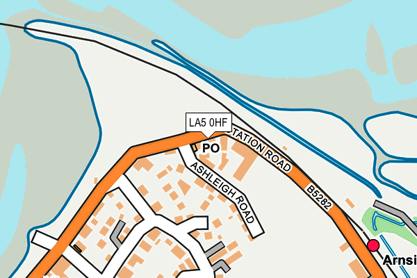 LA5 0HF map - OS OpenMap – Local (Ordnance Survey)