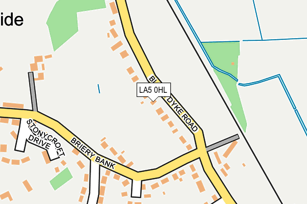 LA5 0HL map - OS OpenMap – Local (Ordnance Survey)