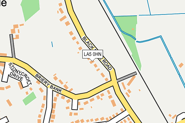 LA5 0HN map - OS OpenMap – Local (Ordnance Survey)