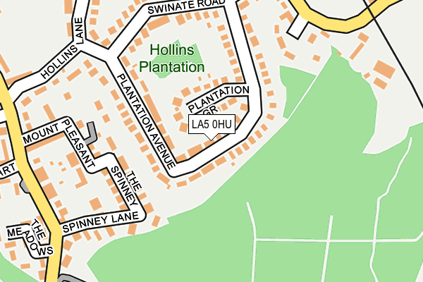 LA5 0HU map - OS OpenMap – Local (Ordnance Survey)