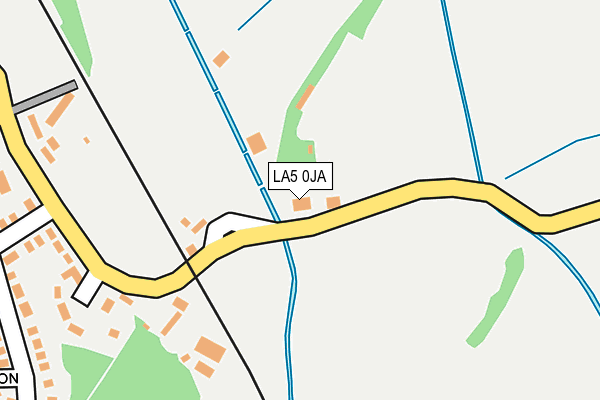 LA5 0JA map - OS OpenMap – Local (Ordnance Survey)