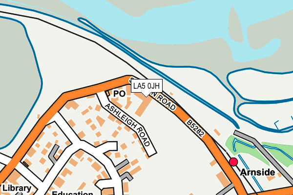 LA5 0JH map - OS OpenMap – Local (Ordnance Survey)