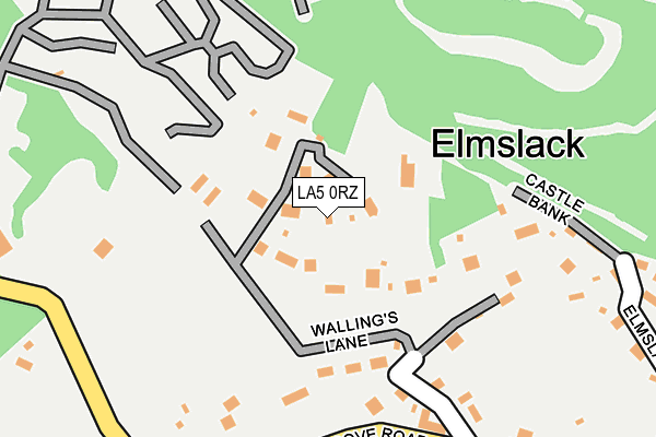 LA5 0RZ map - OS OpenMap – Local (Ordnance Survey)