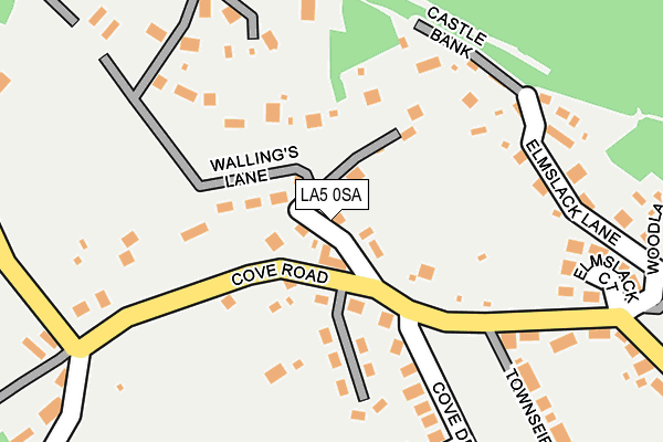 LA5 0SA map - OS OpenMap – Local (Ordnance Survey)