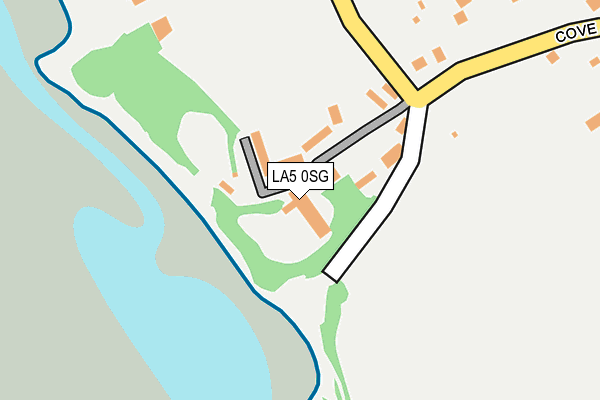 LA5 0SG map - OS OpenMap – Local (Ordnance Survey)