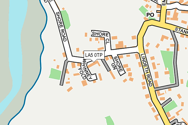 LA5 0TP map - OS OpenMap – Local (Ordnance Survey)