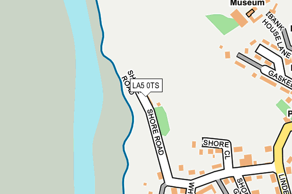 LA5 0TS map - OS OpenMap – Local (Ordnance Survey)
