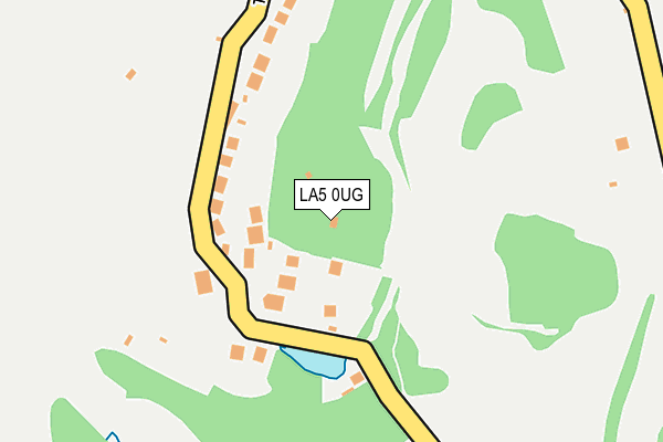 LA5 0UG map - OS OpenMap – Local (Ordnance Survey)