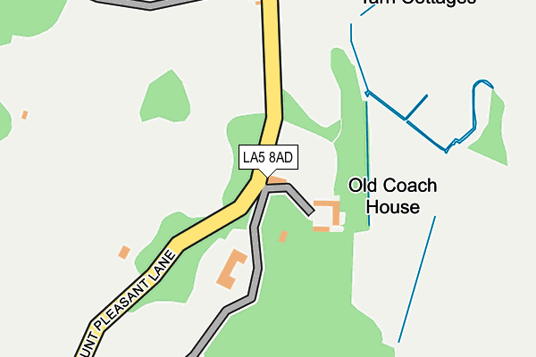 LA5 8AD map - OS OpenMap – Local (Ordnance Survey)