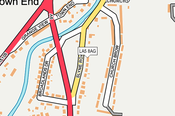 LA5 8AG map - OS OpenMap – Local (Ordnance Survey)