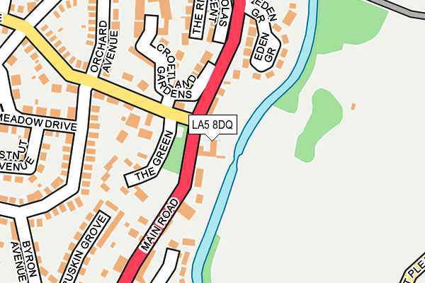 LA5 8DQ map - OS OpenMap – Local (Ordnance Survey)