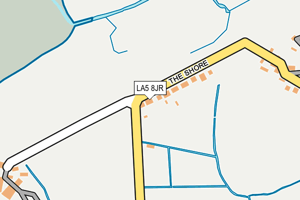 LA5 8JR map - OS OpenMap – Local (Ordnance Survey)