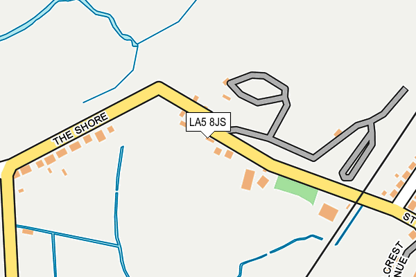 LA5 8JS map - OS OpenMap – Local (Ordnance Survey)