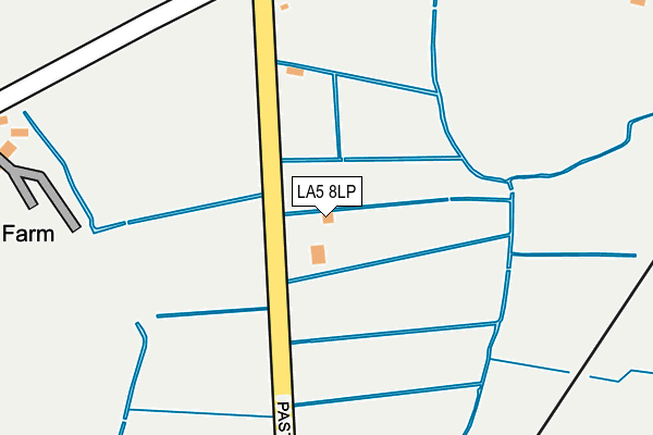 LA5 8LP map - OS OpenMap – Local (Ordnance Survey)