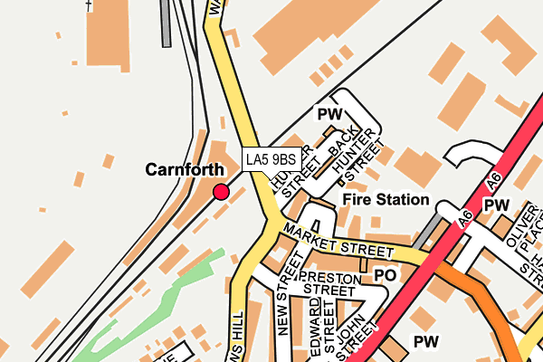 LA5 9BS map - OS OpenMap – Local (Ordnance Survey)