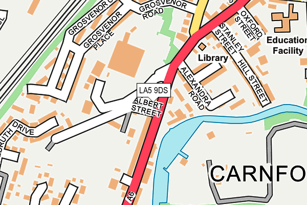LA5 9DS map - OS OpenMap – Local (Ordnance Survey)
