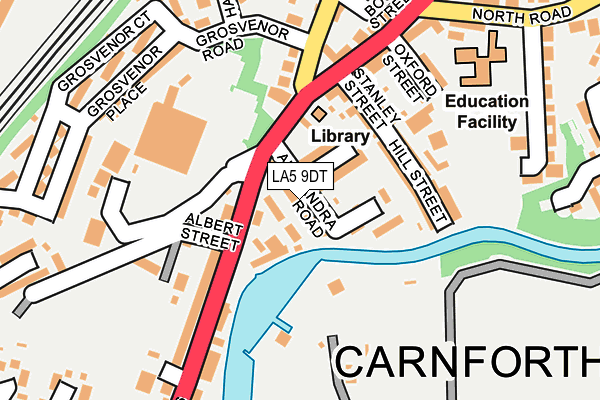 LA5 9DT map - OS OpenMap – Local (Ordnance Survey)