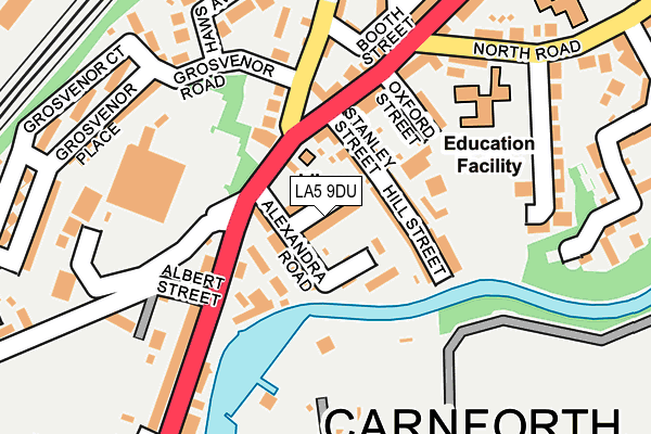 LA5 9DU map - OS OpenMap – Local (Ordnance Survey)