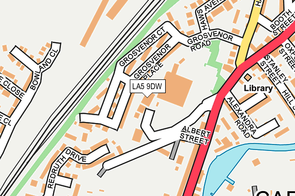 LA5 9DW map - OS OpenMap – Local (Ordnance Survey)
