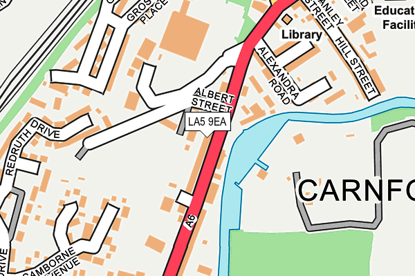 Map of CARNFORTH WINDOWS LTD at local scale