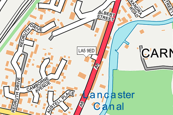 LA5 9ED map - OS OpenMap – Local (Ordnance Survey)