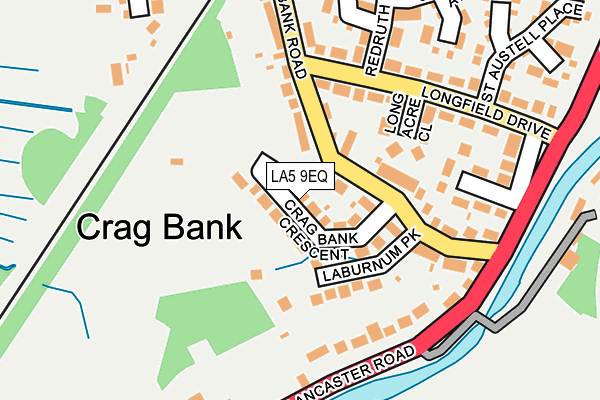 LA5 9EQ map - OS OpenMap – Local (Ordnance Survey)