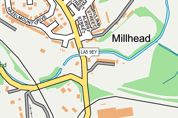 LA5 9EY map - OS OpenMap – Local (Ordnance Survey)