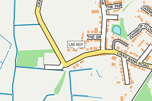 LA5 9GY map - OS OpenMap – Local (Ordnance Survey)