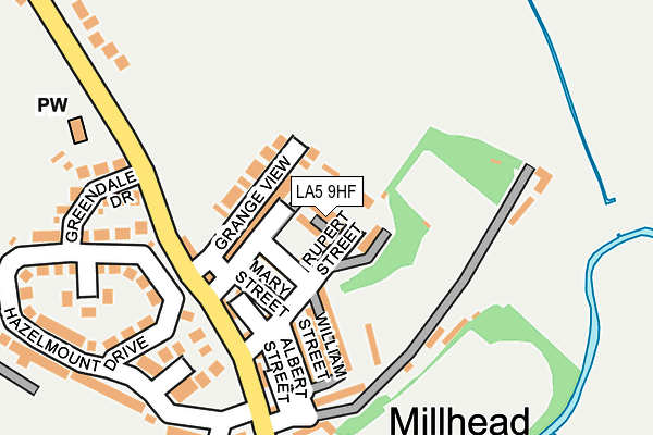 LA5 9HF map - OS OpenMap – Local (Ordnance Survey)